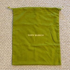 Tory Burch Olive Green Drawstring Bag